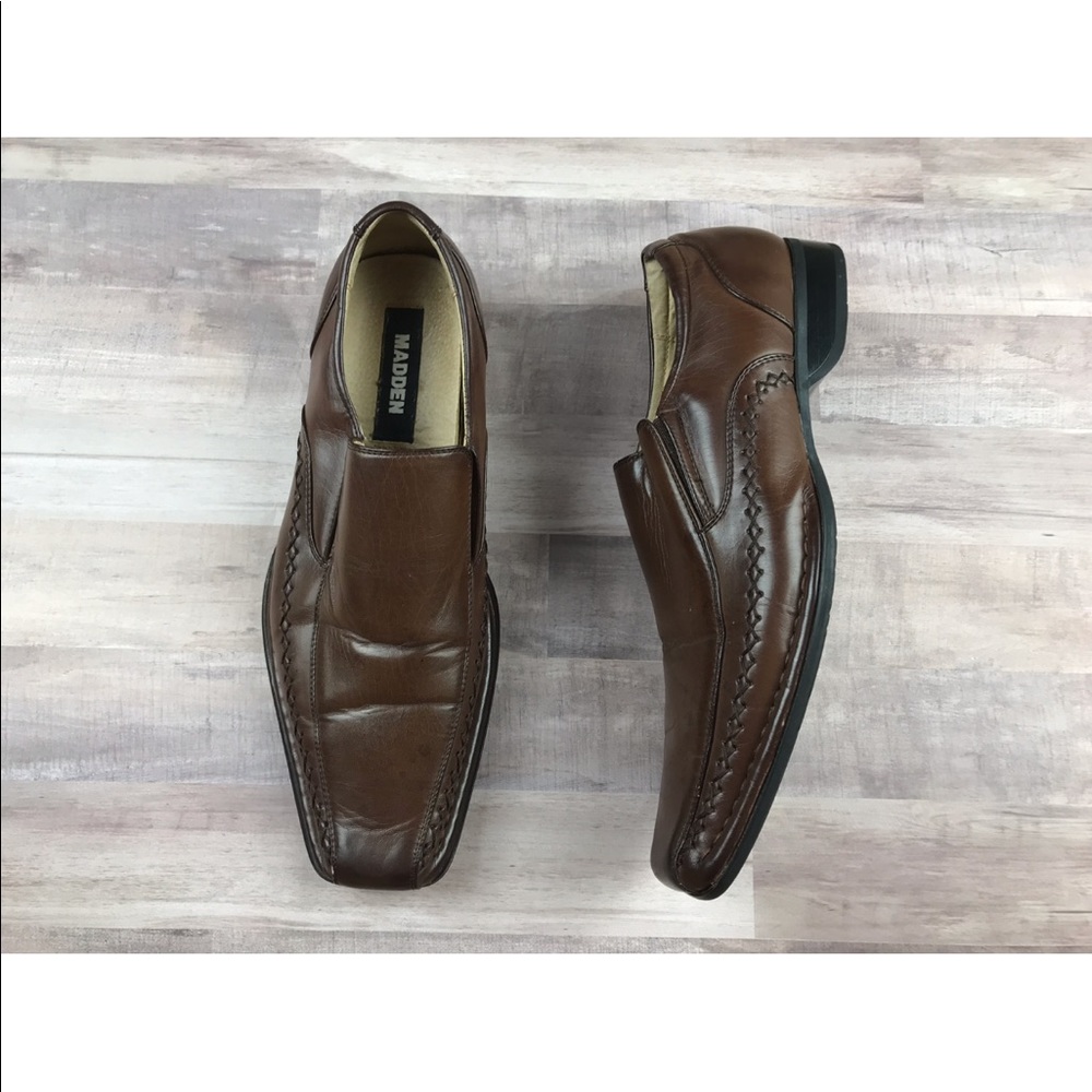 {Steve Madden} Trace Mens Slip On Dress Shoes 9M